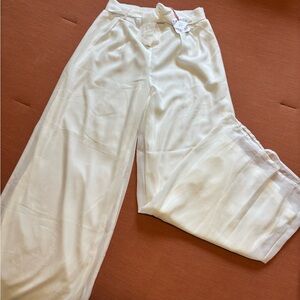 Elegant White Women's Pants